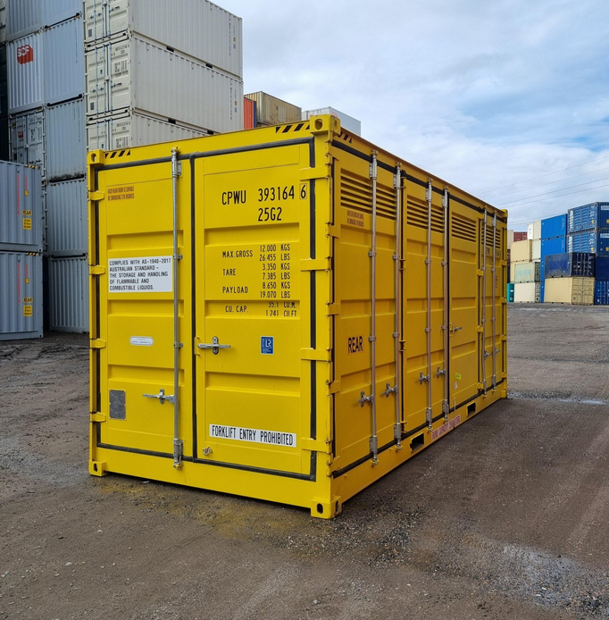 20 Feet High Cube Side Doors Shipping Container