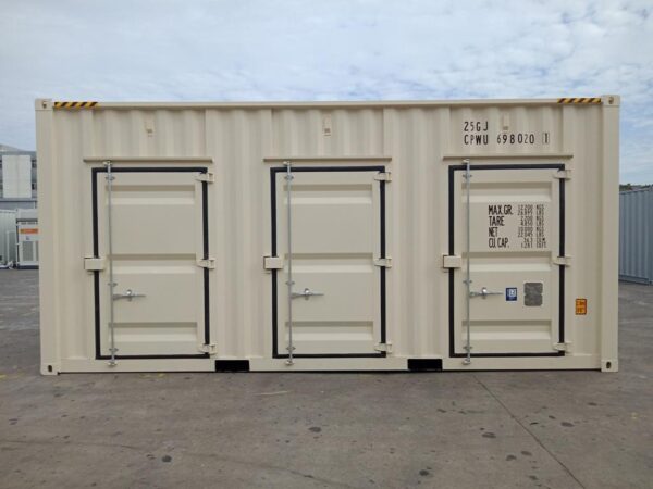 20 Feet 3 Doors Shipping Container