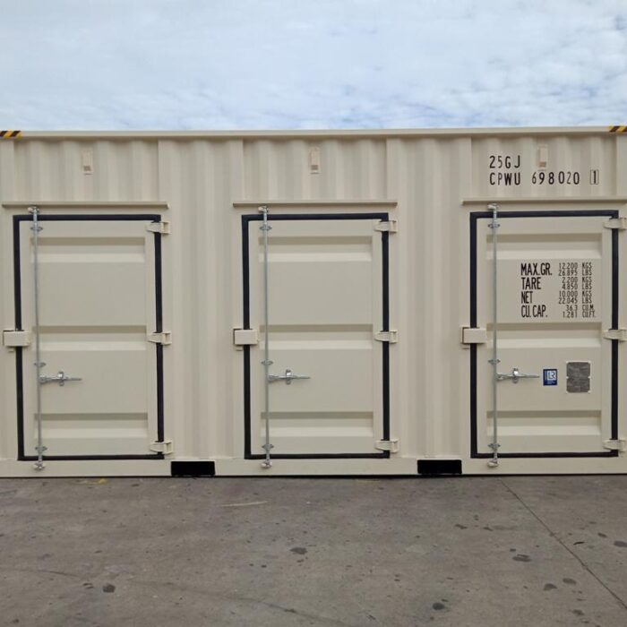 20 Feet 3 Doors Shipping Container