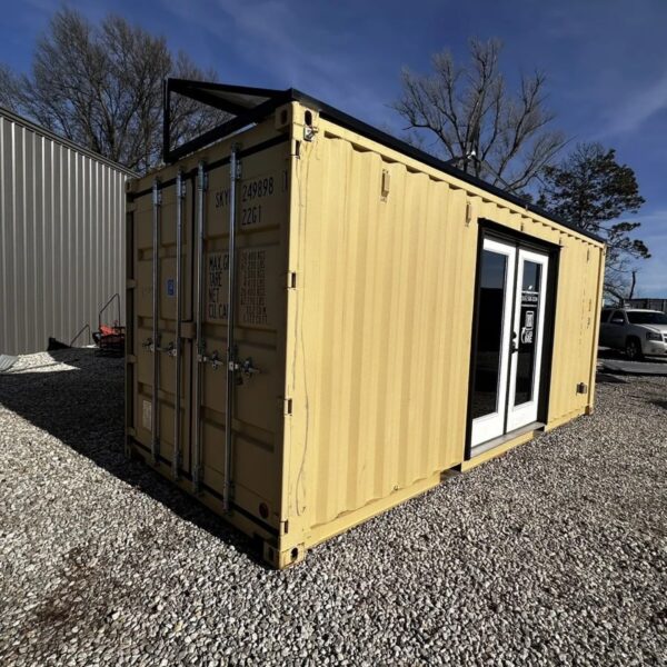 20ft Shipping Office Container - Solar Off Grid